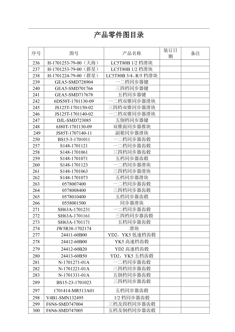 产品零件图-齿壳、滑块（原件）